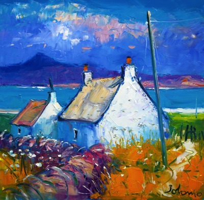 Croft on the Sound of Iona 20x20